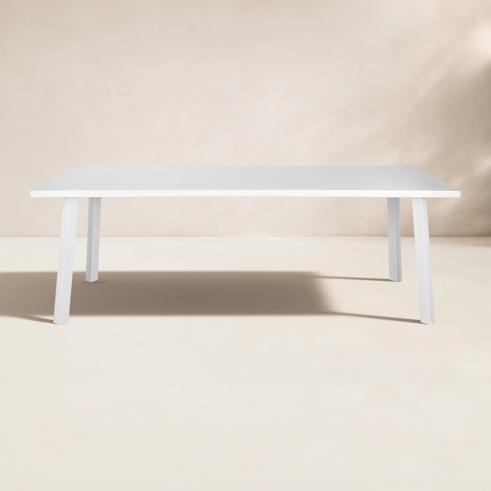 Indianola 87'' Aluminum Outdoor Dining Table