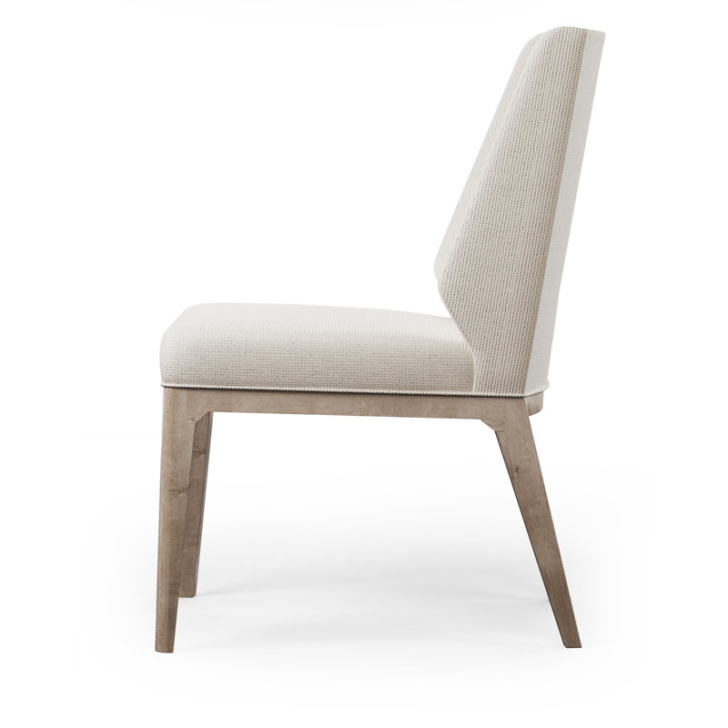 Cadence Upholstered Dining Chair, Sand Cerused