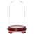 Base en placage de bois rouge