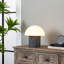 Lampe de bureau DEL moderne en béton moucheté 10 po Gavin