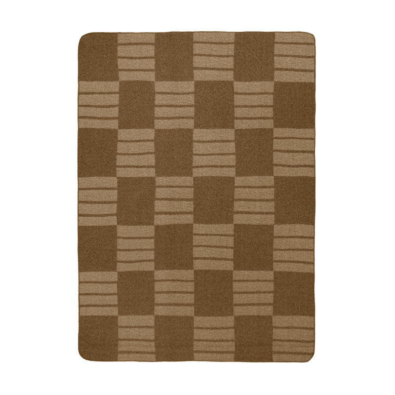 Harlech Woven Reversible Throw, Brown