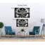 Hélice d'avion noir et blanc, photographie rétro, décoration murale en plexiglas acrylique-293426249-293426247