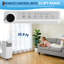 Climatiseur portatif GarveeHome 10000 BTU avec chauffage et climatisation, climatiseur écoénergétique et silencieux pour les bureaux américains, télécommande et installation facile, 150 à 250 pieds carrés