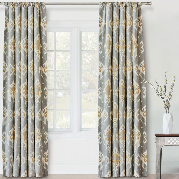 Eastern Accents Downey Cotton Room Darkening Curtain Panel & Reviews ...