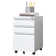 3 Drawer Metal Mobile File Cabinet with Lock for Home Office Fully Assembled