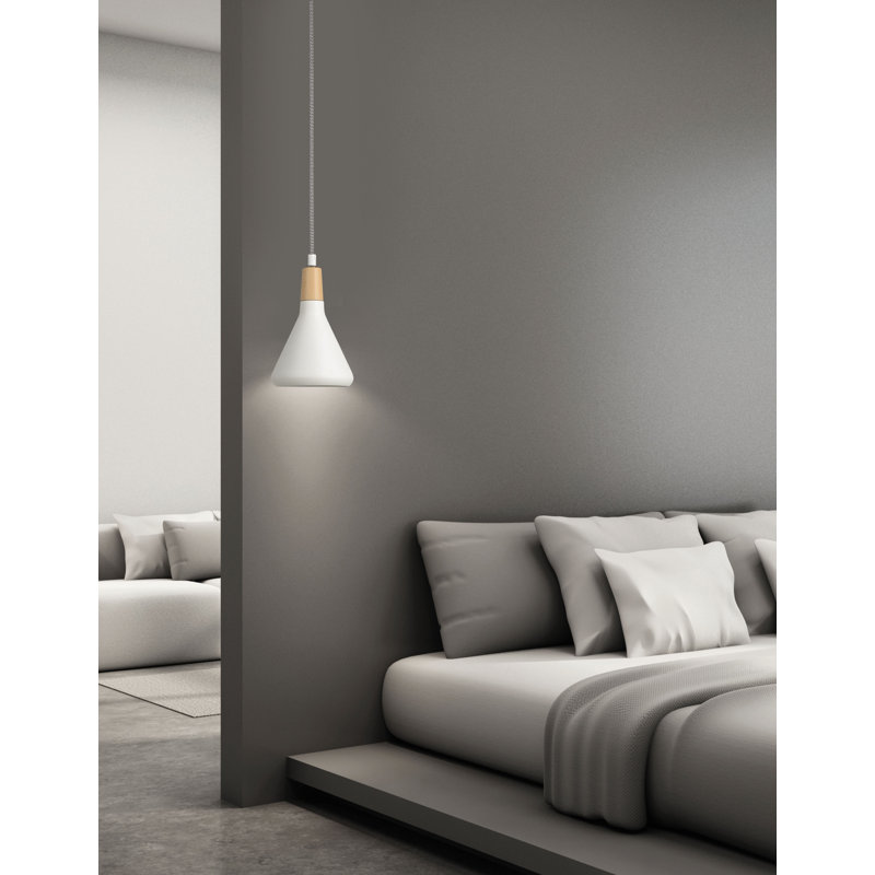 Venanzio 1 - Light Cone Pendant, Matt White