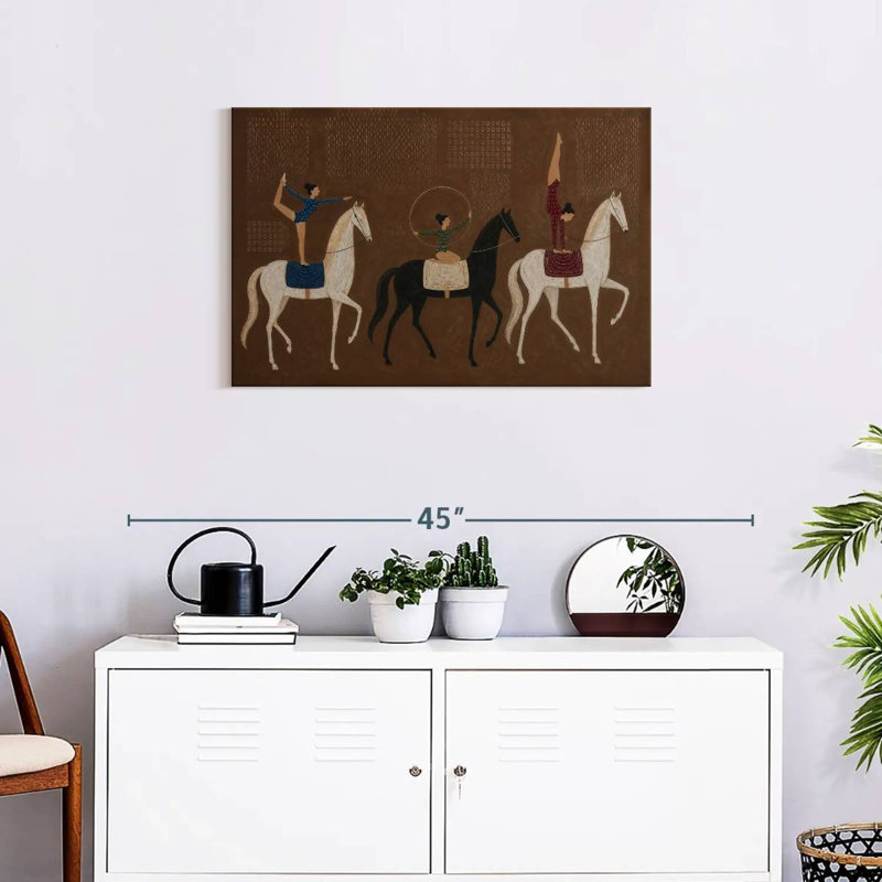 Equestrian Performance, 20" H x 30" W