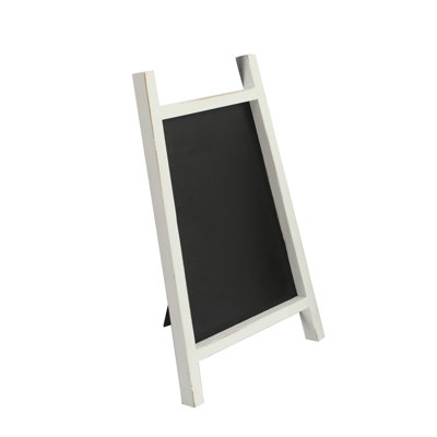 VIP Wood 14.25 in. Gray Chalkboard on Easel