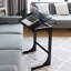 Table d'appoint en bambou avec plateau inclinable