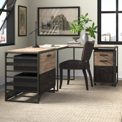 Hairston 4 Piece Computer Desk Office Set