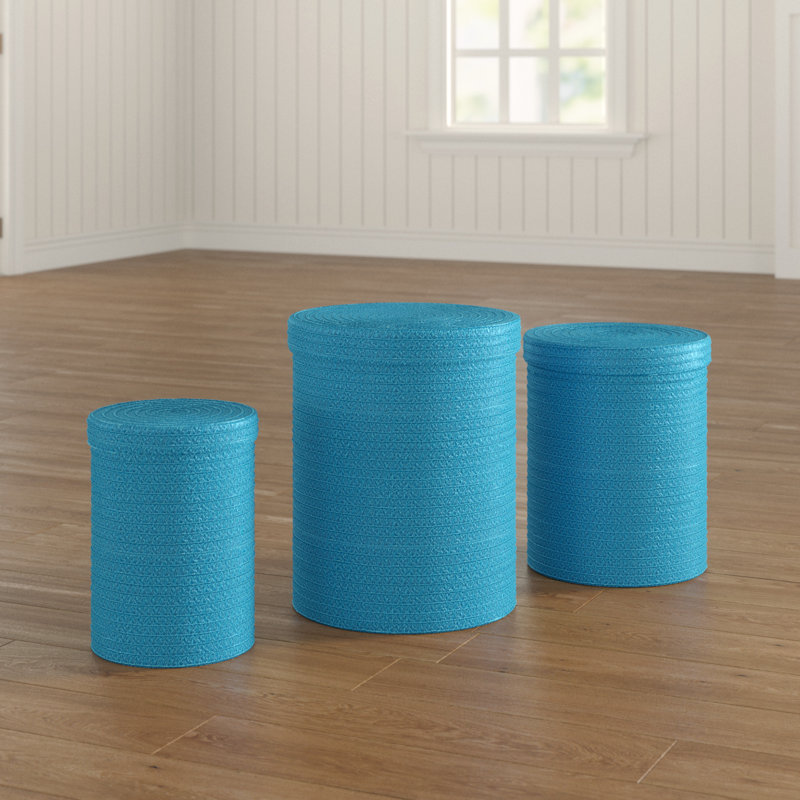 Plastic Laundry Set, Turquoise