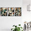 Midcentury Modern Abstract Circles Pastel Elegant - 3 Piece No Frame Print Set-329452553