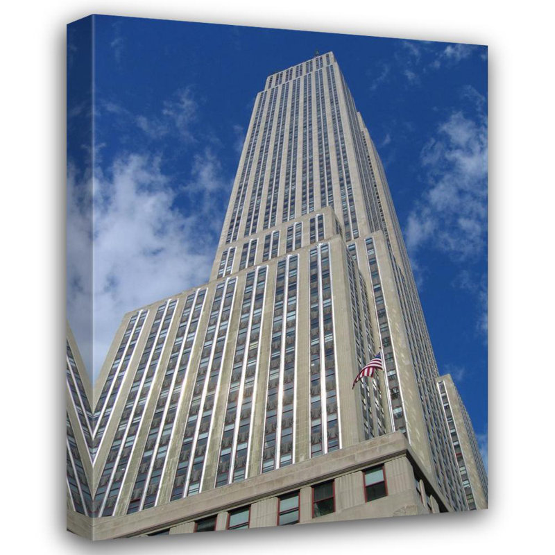 New York City Empire State Building, H 48 po x l 36 po
