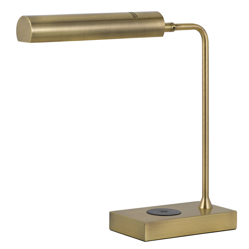 Mayeul Metal USB Desk Lamp, Brass