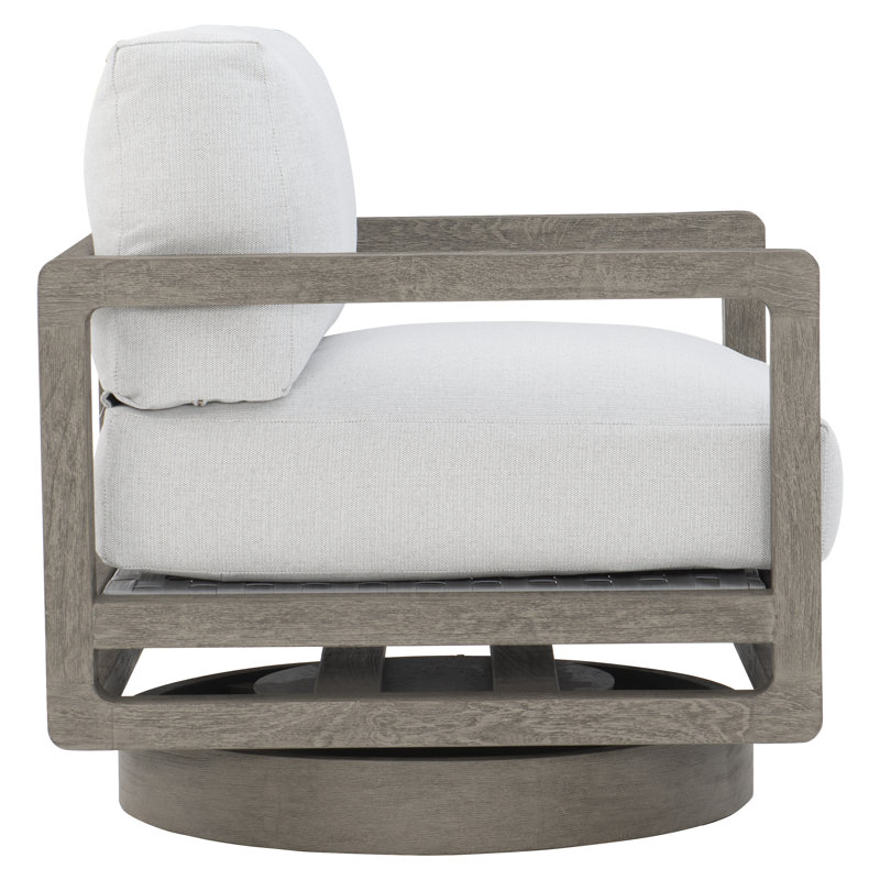 Tanah Outdoor Teak Swivel Lounge Chair