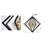 Modern 4 Light Crystal Chandelier-584962495