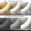 Miroir rond à DEL sans cadre, luminosité réglable, 3 couleurs, antibuée, contrôle tactile, à brancher