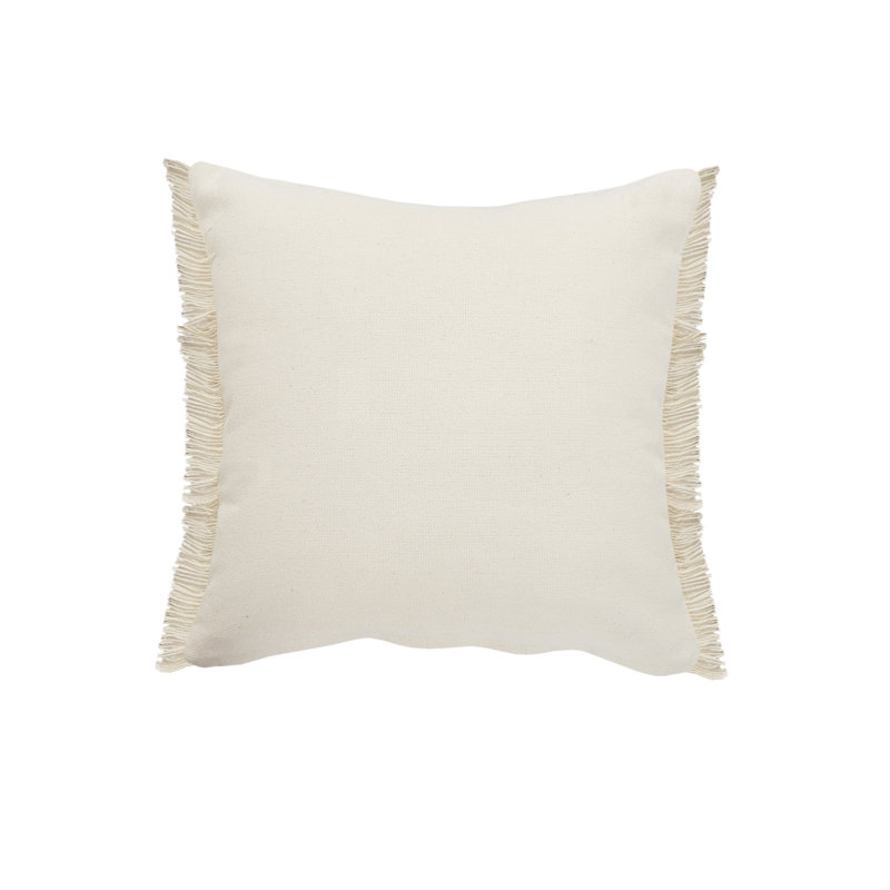 Coussin Atlantis, 20 po x 20 po, Rouge / Noir, Housse de coussin seulement - sans coussin