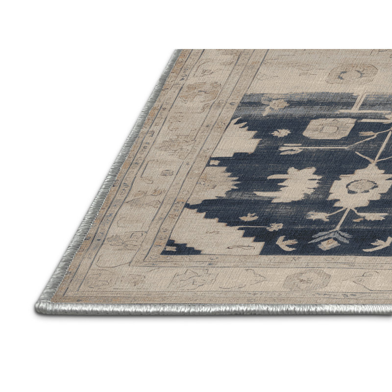 Tapis beige surteint lavable à la machine