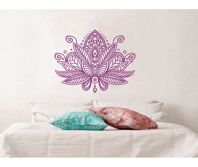 Estrella Plants & Flowers Wall Decal, Violet
