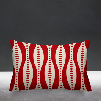 Claiborn Outdoor Reversible Throw Pillow