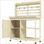 Banc de rempotage, banc de rempotage en bois-122980253