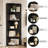 Finkel 66.9" H x 17.2" W Fan-Shaped 6-Tier Corner Bookcase, Wooden Opening Bookshelf-518053611