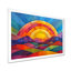 Arc-en-ciel sur des montagnes colorées abstraites - art mural arc-en-ciel-1275515799-1275515835