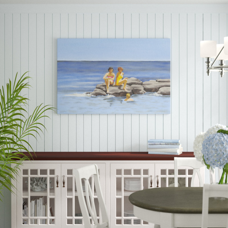 Beach Scene II by Dianne Miller - Painting Print, 81cm H x 122cm W, Wrapped Canvas