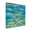 Art mural sur toile tendue - «Homage to Monet» de Meredith Howse pour décoration de salon, de chambre à coucher ou de bureau - 35 x 35