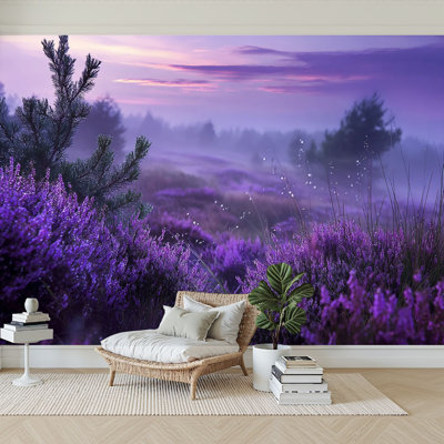 Murale auto-adhésive moderne pour la chambre à coucher Peel and Stick 96 "x 69"