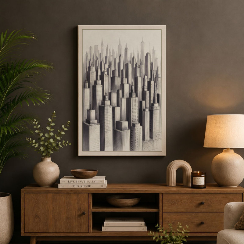 Print, 18x12 - 45.7 x 30.5 cm, Ochre Border