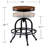 Industrial Iron Accent Stool