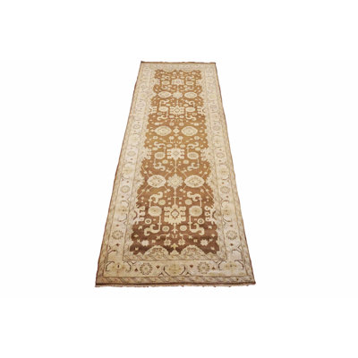 Tapis de couloir 6x17 brun Oushak
