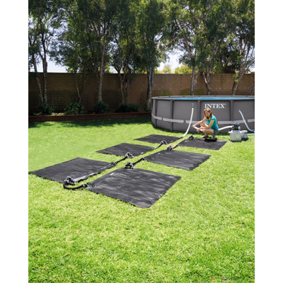 Tapis solaire pour chauffe-piscine hors-terre