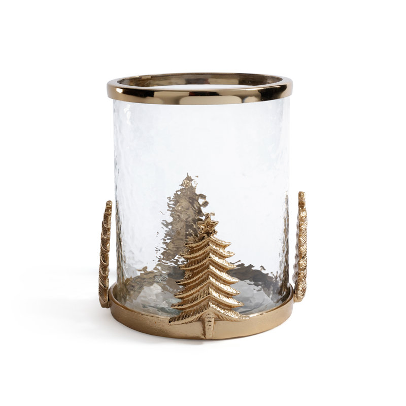 Forêt d’Hiver Glass and Metal Hurricane, Gold