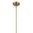 19.75" 1-Light Bell Pendant with Clear Seeded Glass-556969307
