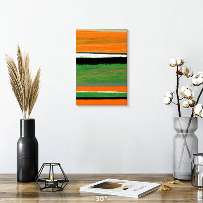 Avery orange et vert abstrait II