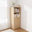 Bureau extensible et pliable avec tablettes de rangement et roues mobiles, idéal pour les petits espaces et les bureaux à domicile, Burlywood