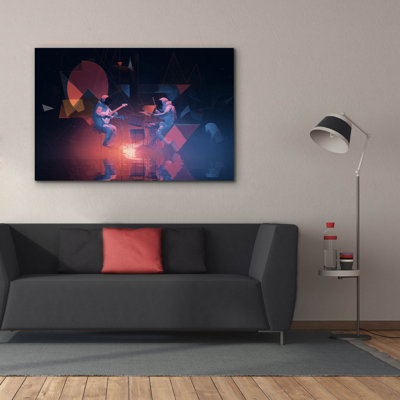 Epic Graffiti 'Rhythms Of The Galaxy' by Ann Klee Canvas Wall Art, 60" x 40"