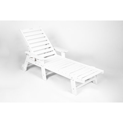 Chaise de patio à roulettes et à angle variable personnalisable
