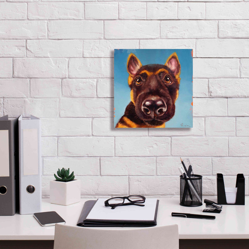 «Follow Your Nose 1» par Lucia Heffernan, reproduction sur toile tendue, H 12 po x l 12 po x P 0,75 po