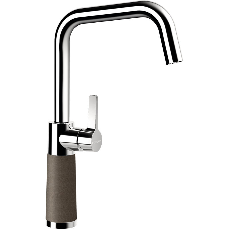 High Pressure Cristadur Single Lever Monobloc Tap, Bronze