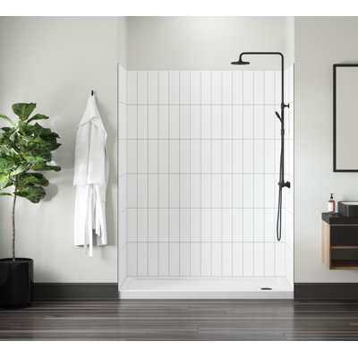 Jetcoat® 60'' W 36'' D 78'' H Composite Wall