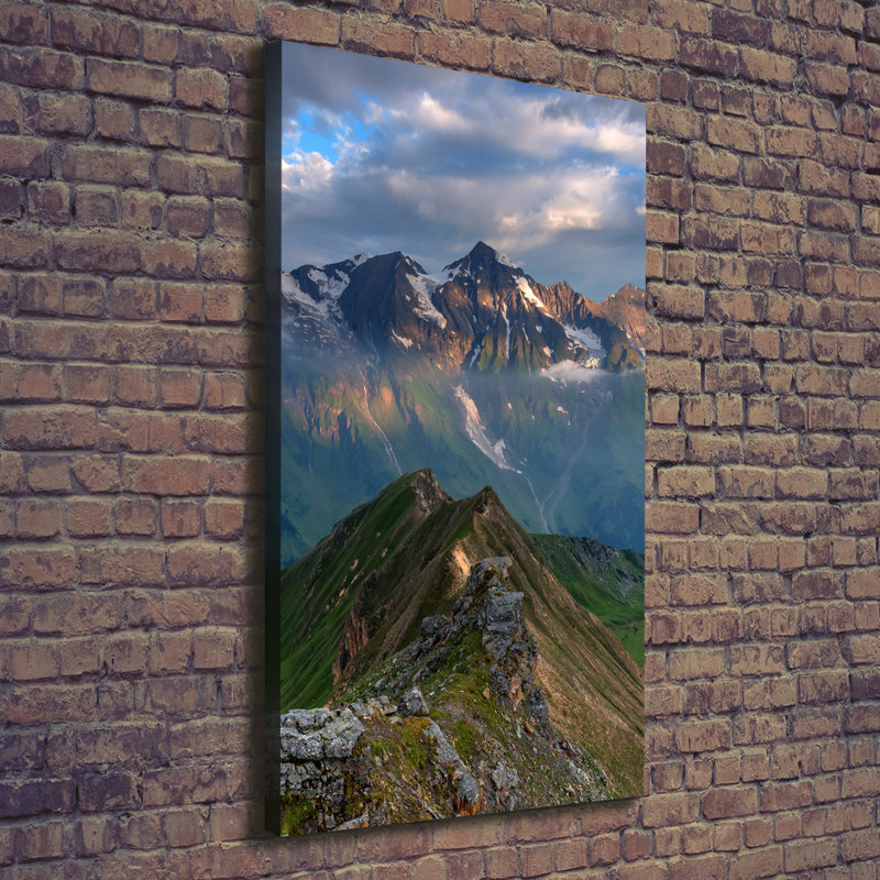 Mountain Peaks - Wrapped Canvas Print
