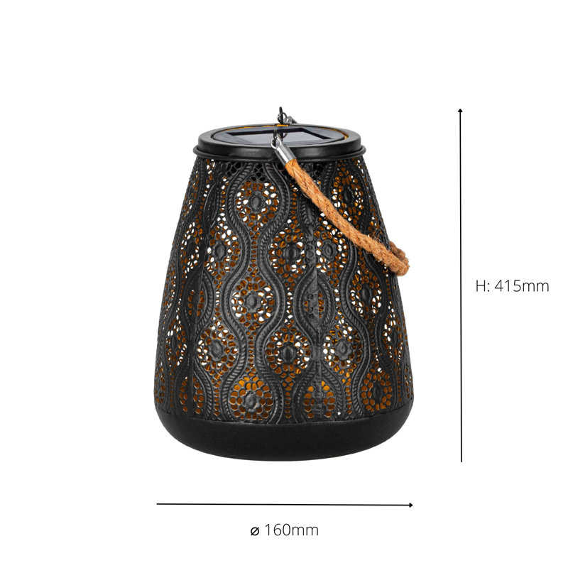 Lara 41.5cm Solar Powered Integrated LED Outdoor Table Lamp