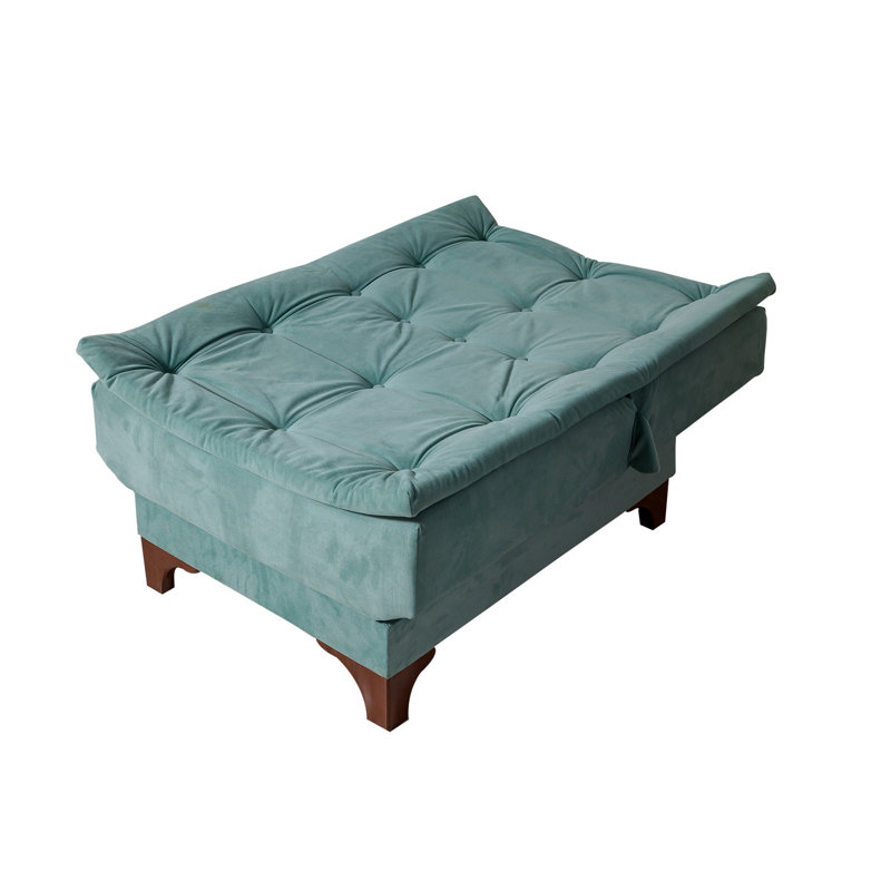 Ensemble de salon inclinable 2 pièces Sutton, 100% coton vert pistache