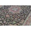 Wool Oriental Area Rug in Black/Pink/Green
