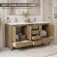 42" Pre-assembly Single Sink Bathroom Vanity with Soft-Close Drawers & Doors, Engineered Stone Top-131175992