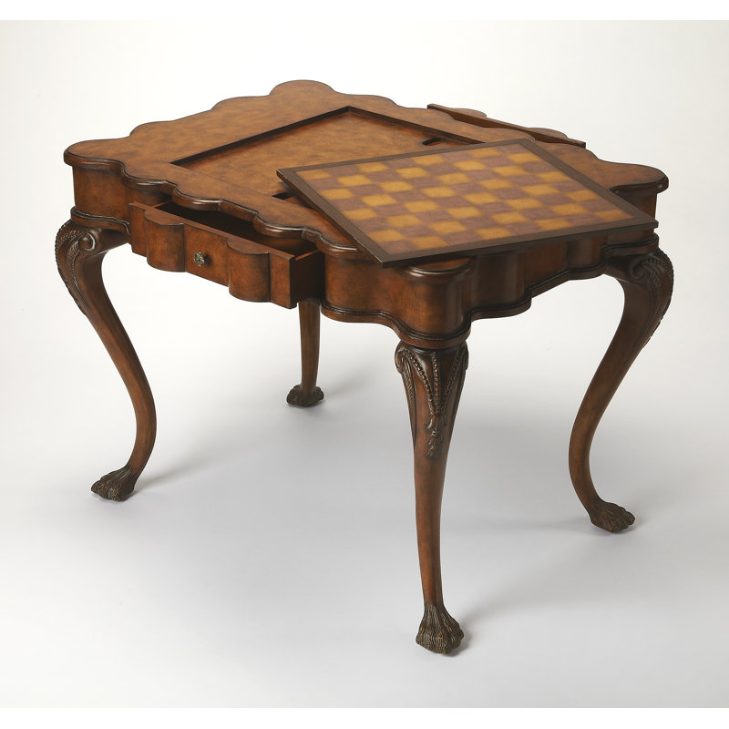 Arlisha Chess & Backgammon Game Table